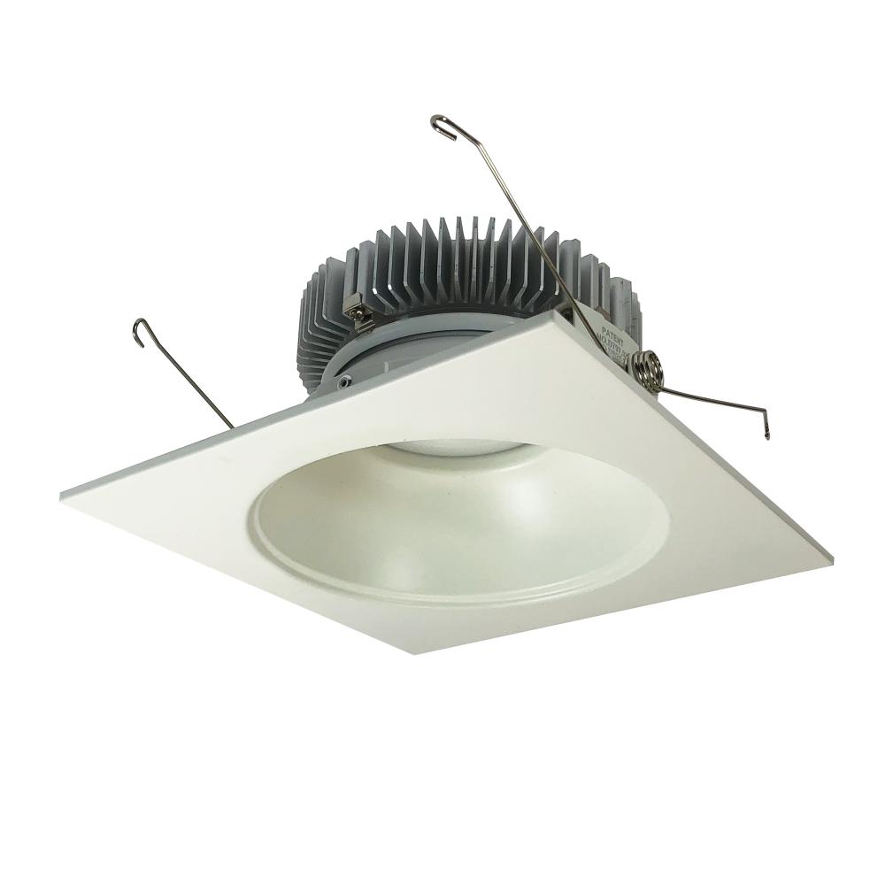 6" Cobalt Dedicated High Lumen Square/Round, 1500lm, 4000K, Matte Powder White