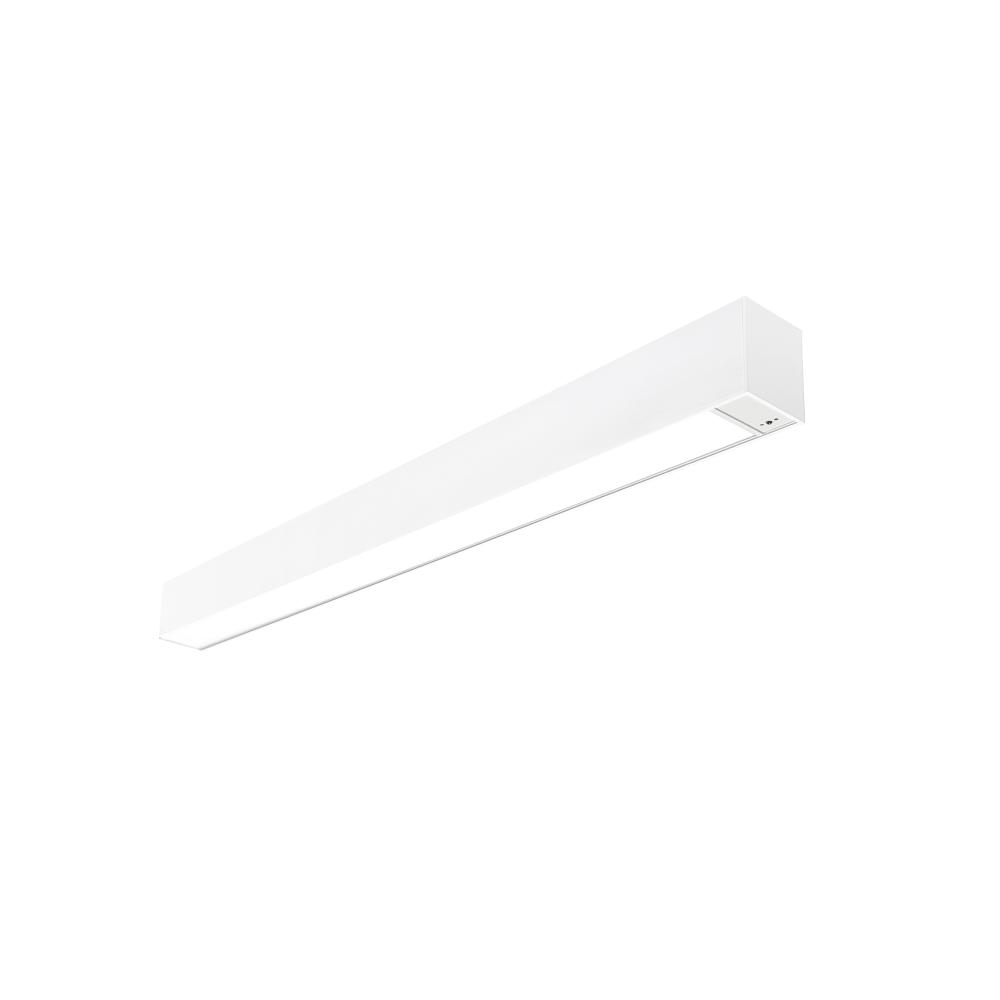 2' L-Line LED Indirect/Direct Linear, 3710lm / Selectable CCT, White Finish, with Motion Sensor