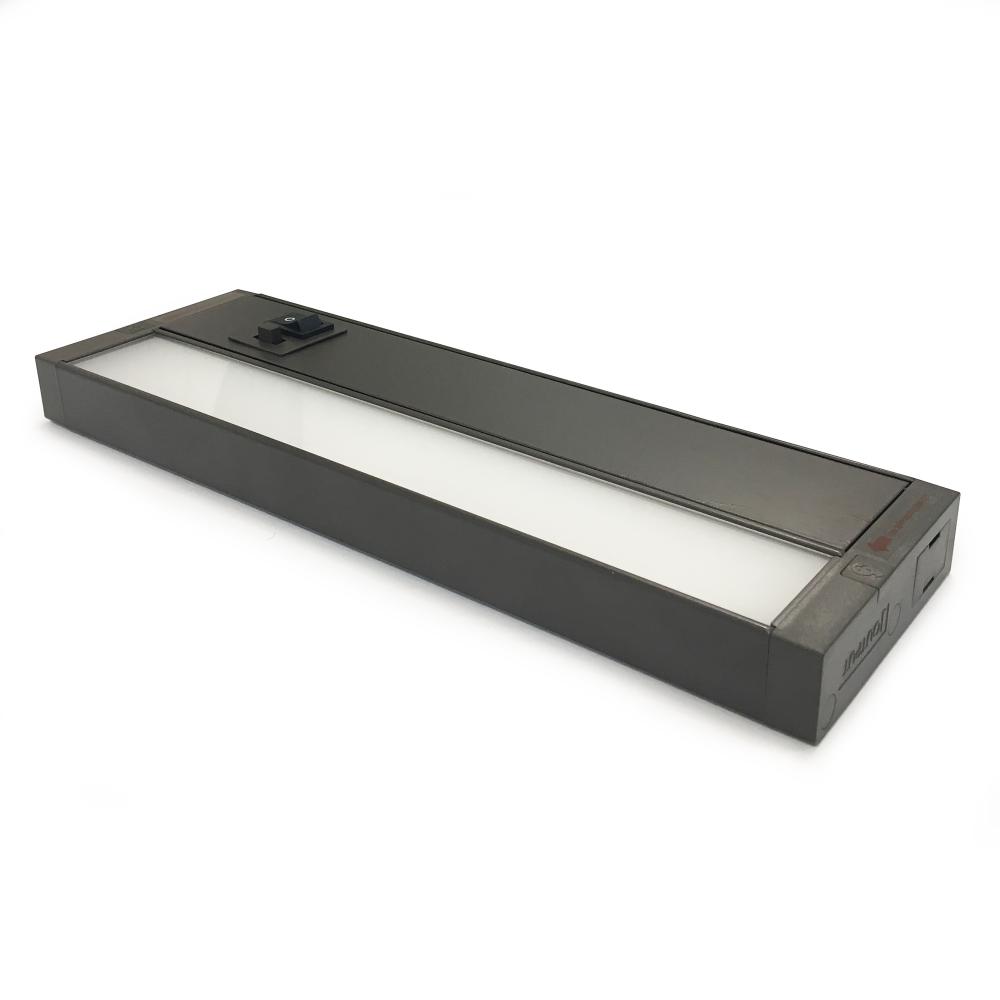 8" LEDUR Tunable White LED Undercabinet, 2700/3000/3500K, Bronze