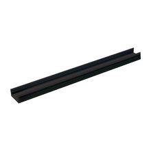 Nora NATL-420B - 4-ft Plastic Channel for Tape Light, Black