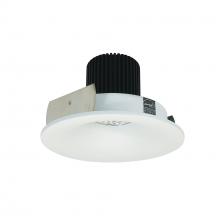 Nora NIO-4RNB50XMPW/10 - 4" Iolite LED Round Bullnose, 1000lm / 14W, 5000K, Matte Powder White Finish