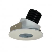 Nora NIO-4RPHA50XWW/10 - 4" Iolite LED Round Adjustable Pinhole, 1000lm / 14W, 5000K, White Pinhole / White Flange