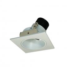 Nora NIO-4SD40XWW/10 - 4" Iolite LED Square Adjustable Reflector with Round Aperture, 1000lm / 14W, 4000K, White