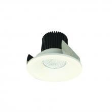 Nora NIOB-2RNB40XWW/10 - 2" Iolite LED Round Bullnose, 1000lm / 14W, 4000K, White Finish