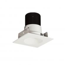 Nora NIOB-2SNDC30XWW/10 - 2" Iolite LED Square Reflector with Round Aperture, 1000lm / 14W, 3000K, White Reflector / White