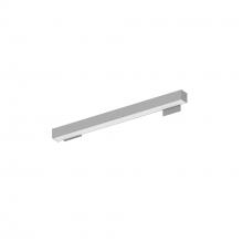 Nora NWLIN-21040A/L2-R4 - 2' L-Line LED Wall Mount Linear, 2100lm / 4000K, 2"x4" Left Plate & 4"x4" Right