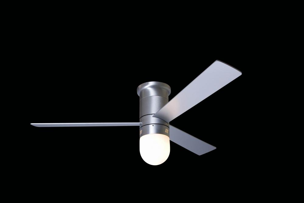 Cirrus Hugger Fan; Brushed Aluminum Finish; 52" Aluminum Blades; 26W GU24 Energy Saving CFL; No