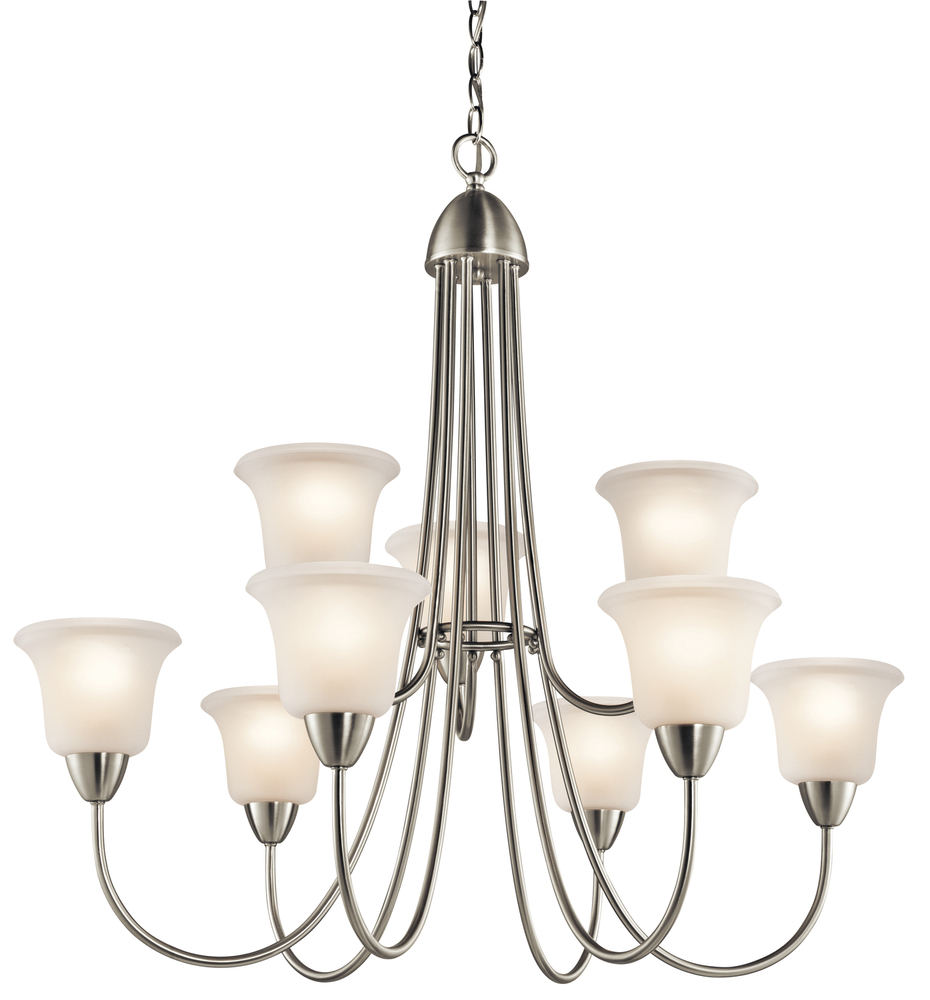 Nicholson™ 9 Light Chandelier Brushed Nickel