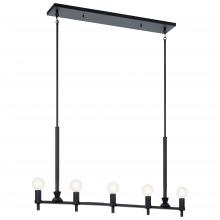 Kichler 52425BK - Linear Chandelier 5Lt