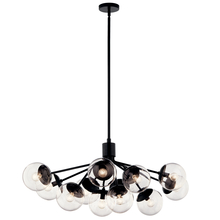 Kichler 52703BKCLR - Linear Chandelier Convertible 12Lt