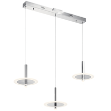 Kichler 84139 - Korfu™ 3 Light Linear Pendant Cluster Chrome