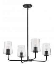 Lark 83454BK - Medium Single Tier Chandelier