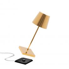 Zafferano America LD0320O4 - Poldina Mini Glossy Table Lamp - Glossy Gold