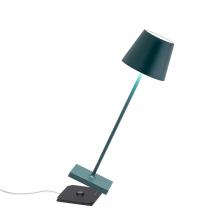 Zafferano America LD0440M4 - Poldina Pro Table Lamp - Dark Green