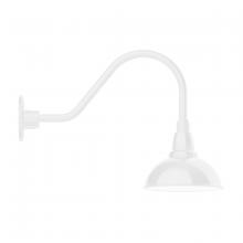 Montclair Light Works GNA105-44 - Cafe 8&#34; gooseneck wall light