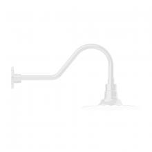 Montclair Light Works GNB158-44 - Radial 12&#34; gooseneck wall light