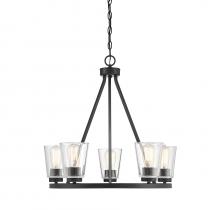 Savoy House 1-1021-5-89 - Calhoun 5-Light Chandelier in Matte Black