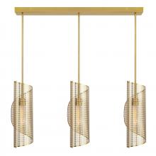 Savoy House 1-8031-3-322 - Hillbourne 3-Light Linear Chandelier in Warm Brass