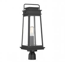 Savoy House 5-817-BK - Boone 1-Light Outdoor Post Lantern in Matte Black