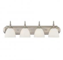 Savoy House 8-1007-4-SN - Herndon 4-Light Bathroom Vanity Light in Satin Nickel