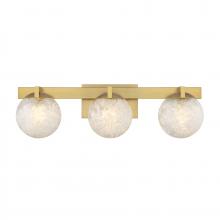 Savoy House 8-1017-3-322 - Darien 3-Light Bathroom Vanity Light in Warm Brass