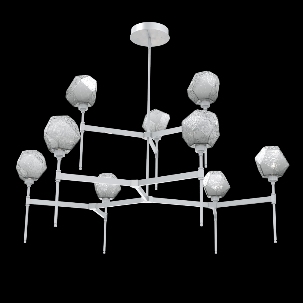 Gem Round Belvedere Chandelier-55-Classic Silver