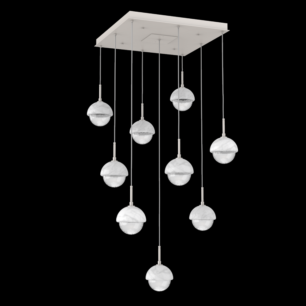 Cabochon Square Pendant Chandelier