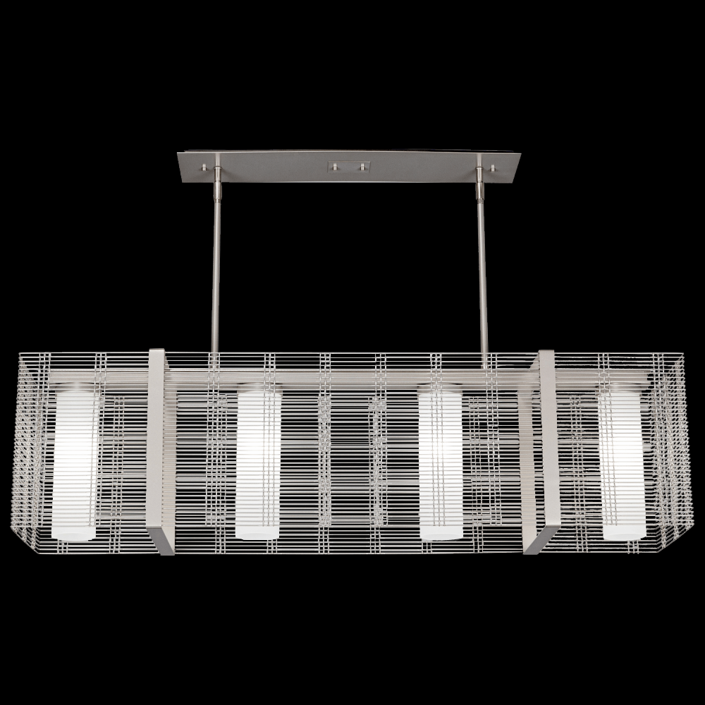 Downtown Mesh Linear Suspension-60-Flat Bronze