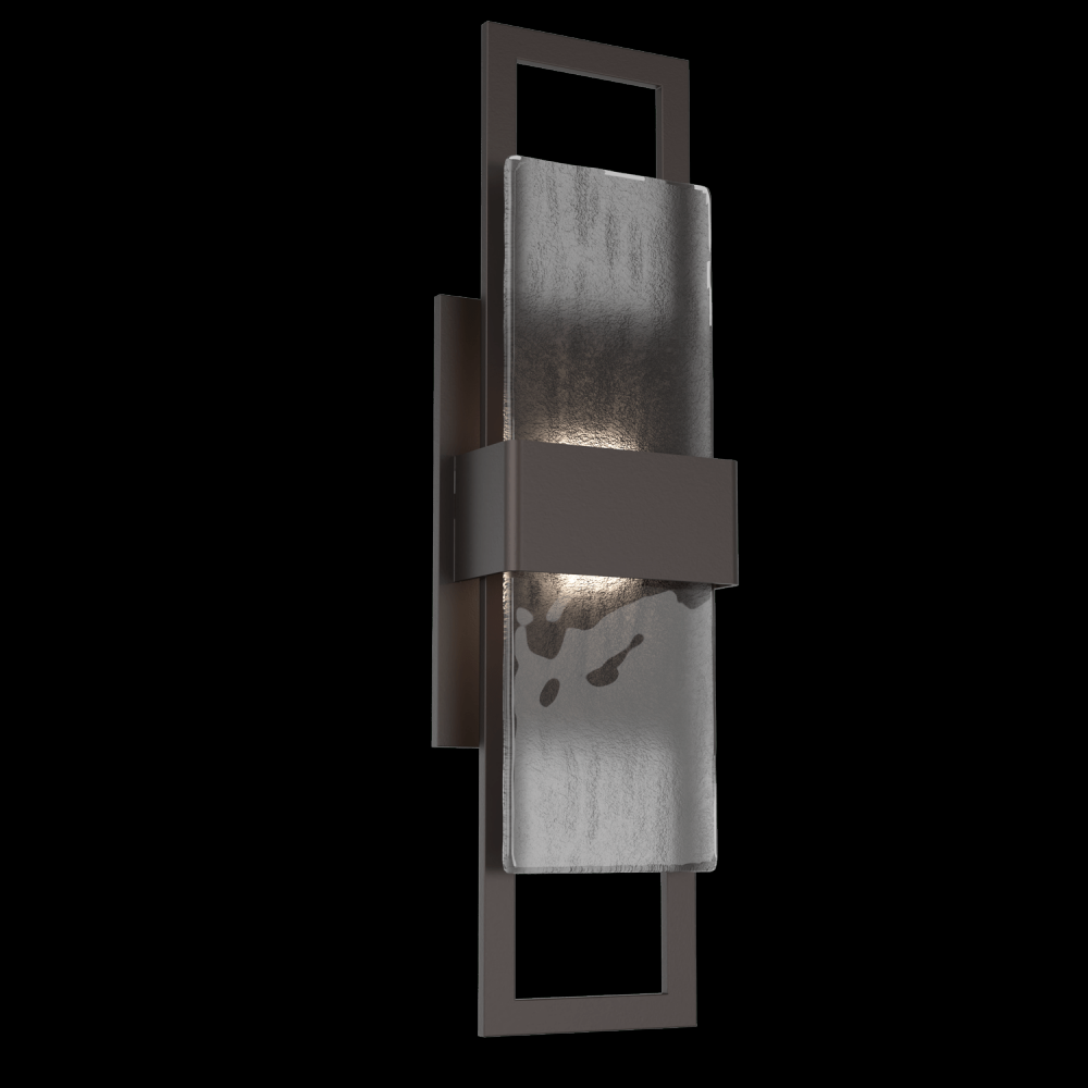 Sasha 20" Sconce-Statuary Bronze-Smoke Granite