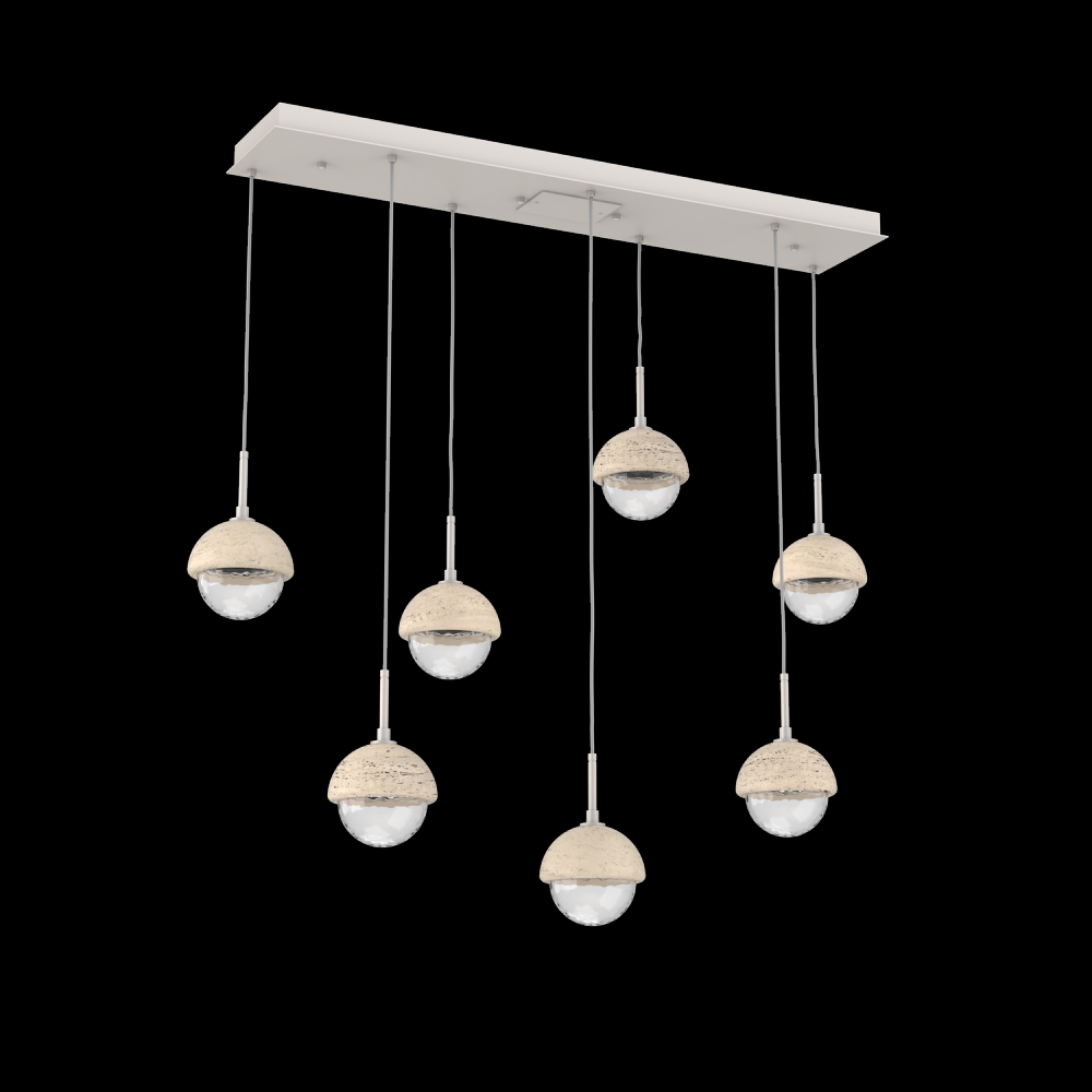 Cabochon Linear Pendant Chandelier