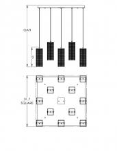 Hammerton CHB0020-09-MB-0-C01-E2 - Downtown Mesh Square Multi-Port-09