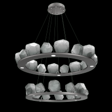 Hammerton CHB0039-2B-GP-S-CA1-L3 - Two Tier Gem Ring Chandelier-2B