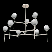 Hammerton CHB0039-55-BS-S-001-L1 - Gem Round Chandelier-55-Metallic Beige Silver