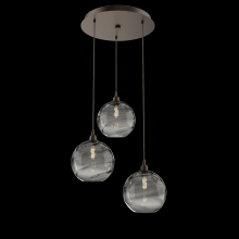 Hammerton CHB0047-03-FB-OS-C01-E2 - Terra Round 3pc Multi-Pendant