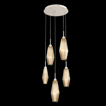 Hammerton CHB0049-05-BS-RB-C01-L3 - Aalto Round 5pc Multi-Pendant