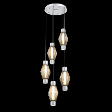 Hammerton CHB0049-D5-CS-RB-C01-L3 - Mandrel Round 5pc Multi-Pendant - Aalto