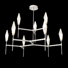 Hammerton CHB0050-54-BS-CA-001-L3 - Rock Crystal Round Belvedere Chandelier-54-Metallic Beige Silver