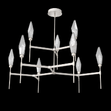 Hammerton CHB0050-54-BS-CS-001-L1 - Rock Crystal Round Chandelier-54-Metallic Beige Silver