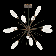 Hammerton CHB0071-0B-FB-WL-001-L3 - Fiori  Starburst Chandelier - 46" -Flat Bronze