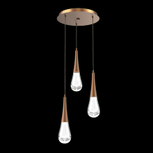 Hammerton CHB0078-03-BB-C-C01-L3 - Raindrop Round 3pc Multi-Pendant