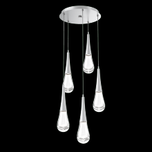 Hammerton CHB0078-05-CS-C-C01-L3 - Raindrop Round 5pc Multi-Pendant