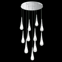 Hammerton CHB0078-11-CS-C-C01-L3 - Raindrop Round 11pc Multi-Pendant