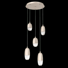 Hammerton CHB0079-05-BS-PC-C01-L3 - Pebble Round 5pc Multi-Pendant