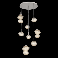 Hammerton CHB0089-08-BS-A-C01-L3 - Mesa Round 8pc Multi-Pendant