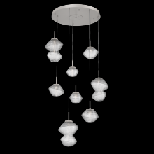 Hammerton CHB0089-08-BS-C-C01-L3 - Mesa Round 8pc Multi-Pendant