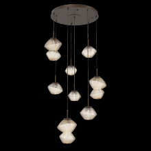 Hammerton CHB0089-08-FB-A-C01-L3 - Mesa Round 8pc Multi-Pendant