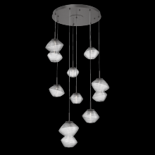 Hammerton CHB0089-08-GP-C-C01-L1 - Mesa Round Pendant Chandelier