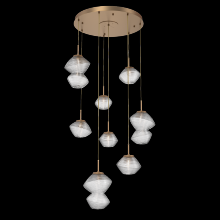 Hammerton CHB0089-08-NB-C-C01-L1 - Mesa Round 8pc Multi-Pendant