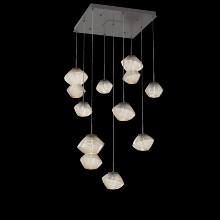 Hammerton CHB0089-09-GP-A-C01-L1 - Mesa Square 9pc Multi-Pendant