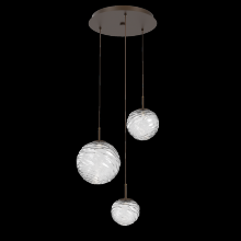 Hammerton CHB0092-03-FB-C-C01-L3 - Gaia Round Pendant Chandelier